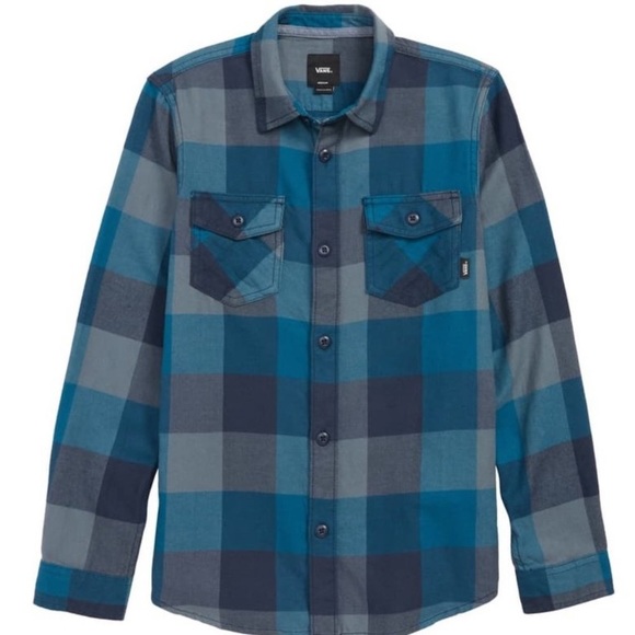 Vans Other - Vans Box Plaid Check Button Down Flannel